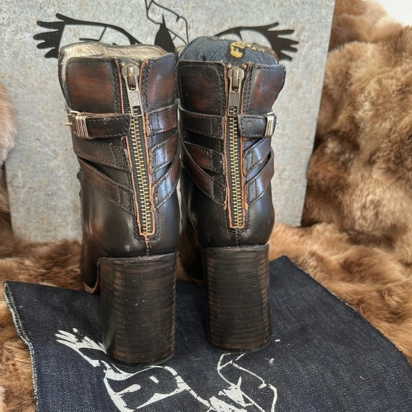 Freebird Women's Black Leather Ankle Booties - Eagle - Size 8 NIB NEVER WORN - Picture 4 of 5